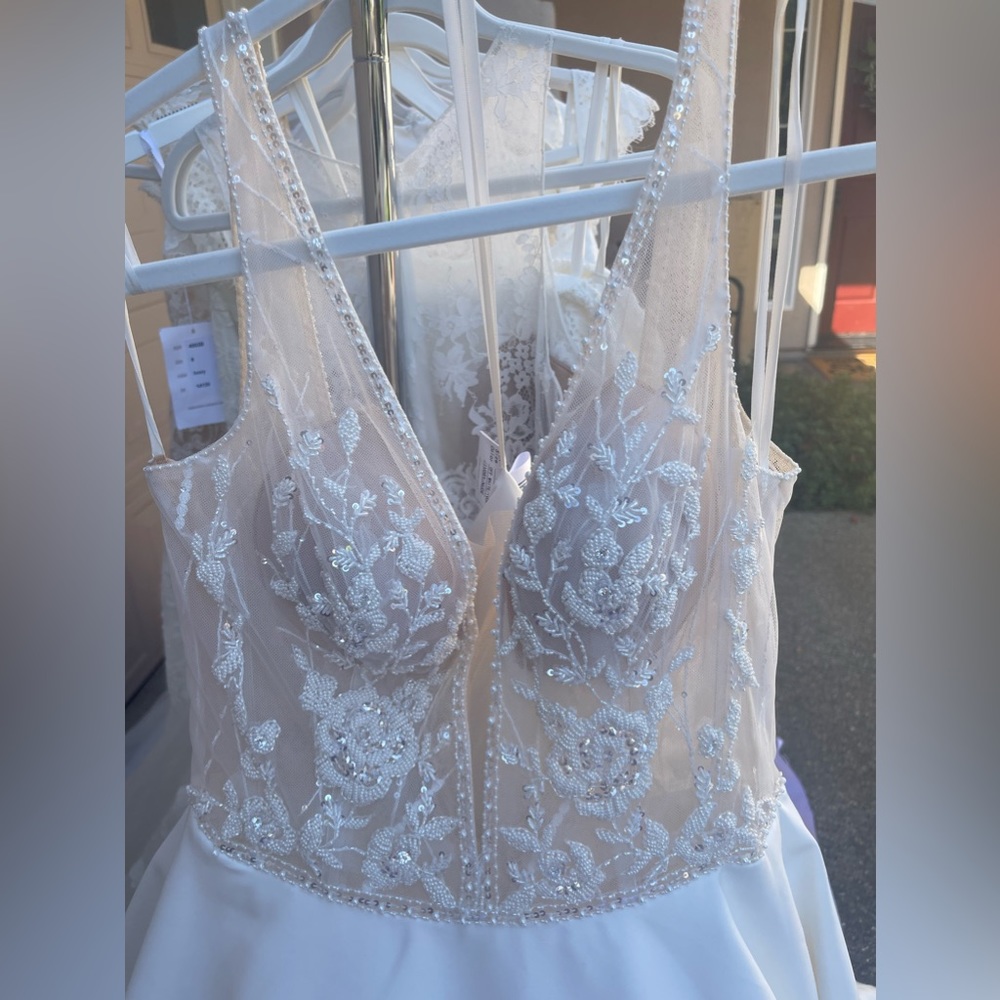Justin Alexander Rings Collection Beaded Ballgown